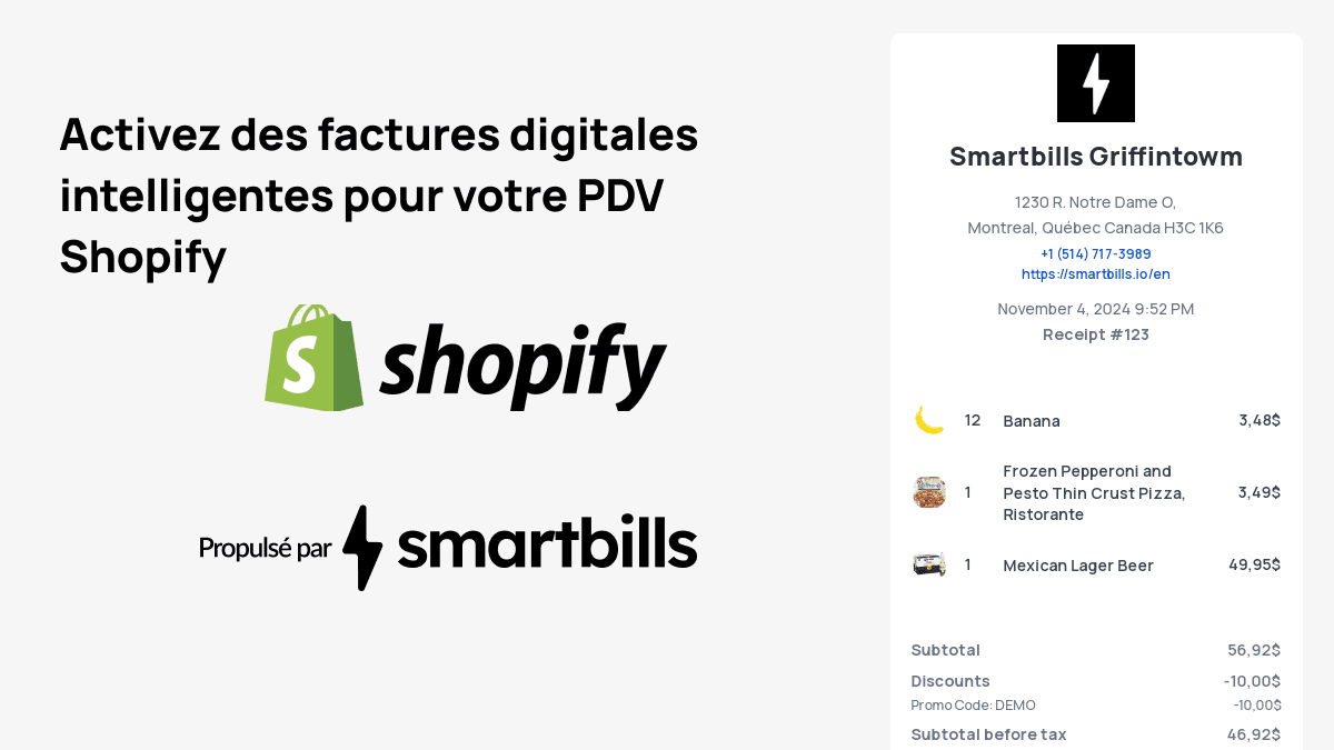 Intégration Shopify